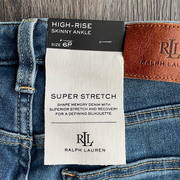 NWT Lauren Ralph Lauren Skinny Ankle Jeans - Picture 8 of 11